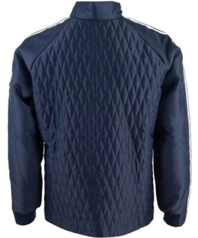 Ford V Ferrari Le Mans Shelby American Team Blue Quilted Jacket