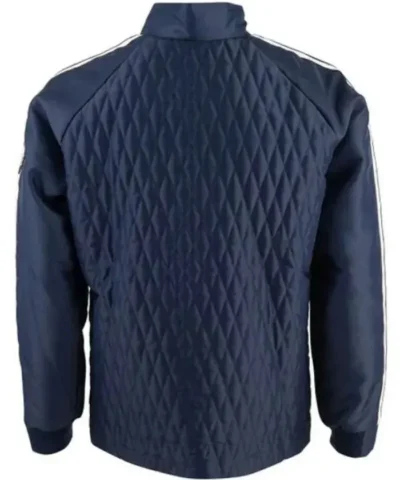 Ford V Ferrari Le Mans Shelby American Team Blue Quilted Jacket