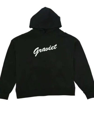 Graviet Black Pullover Hoodie