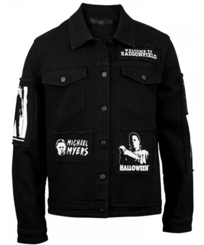 Halloween Michael Myers Black Cotton Jacket
