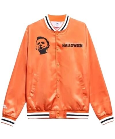 Halloween Myers Orange Bomber Jacket