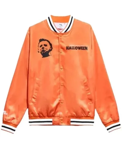 Halloween Myers Orange Bomber Jacket