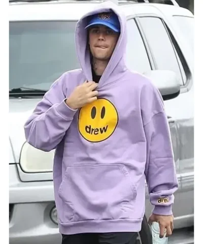 Justin Bieber Purple Hoodie