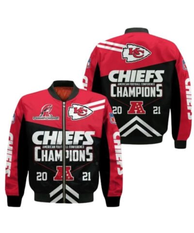 Kansas City Chiefs AFC Champions Bomber Jacket