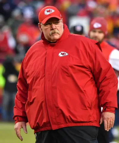 Kansas City Chiefs Andy Reid Coach Red Jacket