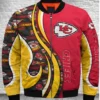 NFL Weston Kansas City Chiefs Printed Bomber Jacket For Men And Women
