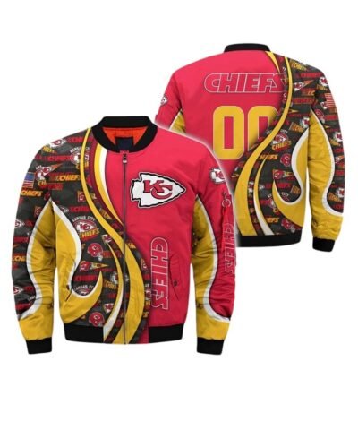 Kansas City Chiefs Printed Bomber Jacket