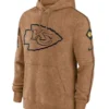 Kansas City Chiefs Salute To Service Club Brown Hoodie
