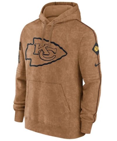 Kansas City Chiefs Salute To Service Club Brown Hoodie