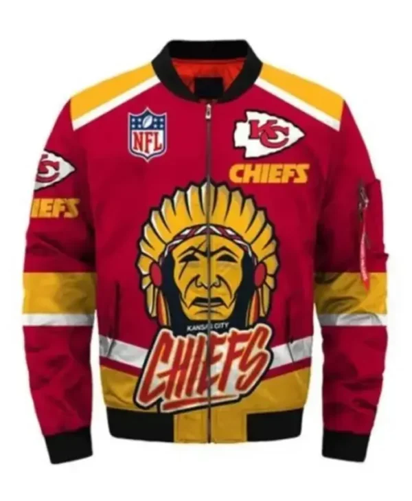 Kansas City Chiefs Vintage Bomber Jacket