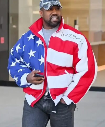Kanye West USA Flag Jacket
