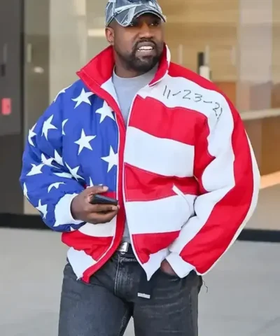 Kanye West USA Flag Jacket
