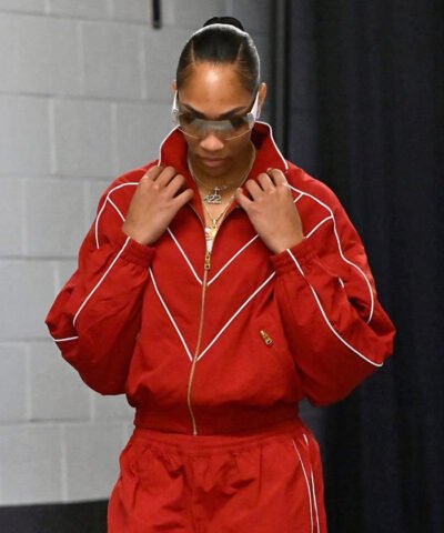 Las Vegas A'ja Wilson Red Track Jacket