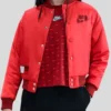 Men and Women Lego Red Bomber Varsity Jacket Buy Now