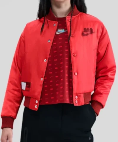 Men and Women Lego Red Bomber Varsity Jacket Buy Now