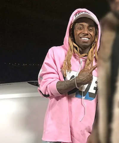 Lil Wayne Corazon Music Video Love Pink Hoodie