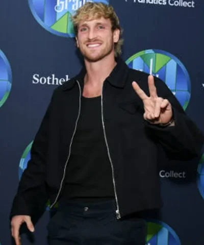 Logan Paul American Wrestler Black Jacket