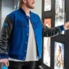Logan Paul Blue Varsity Jacket
