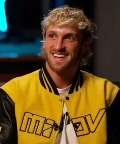 Inspired By: Logan Paul Material: Wool with Leather Sleeves Inner: Viscose Lining Pockets: Two Side, Two Inner Sleeves: Full Length Hemline: Rib Knitted Design: Varsity Bomber Jacket Collar: Rib Knitted Style Cuffs: Rib Knitted Closure: Snap Tab Buttoned Front Color: Yellow and Black