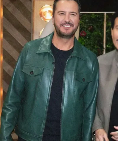 Luke Bryan American Idol S23 Green Jacket