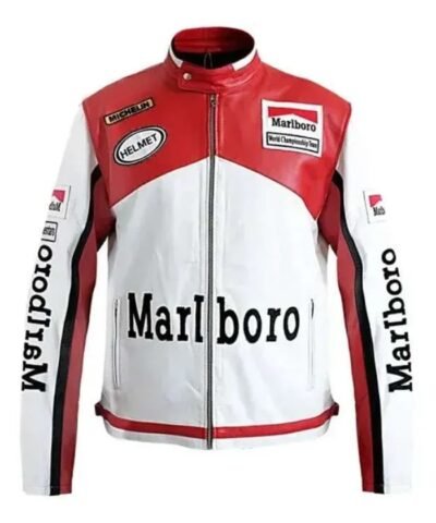 Marlboro Leather Racing Jacket