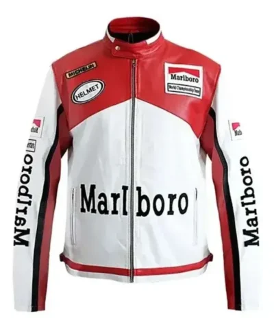 Marlboro Leather Racing Jacket