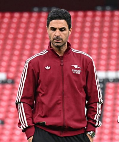 Mikel Arteta Maroon Jacket