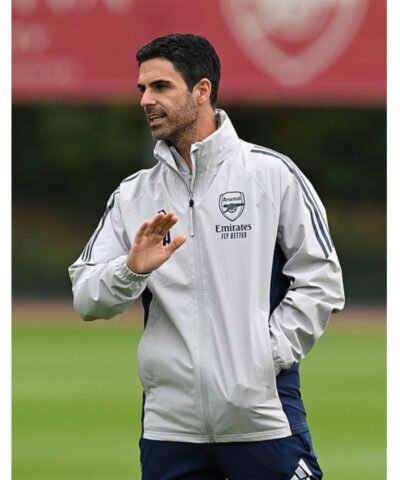 Mikel Arteta White Jacket