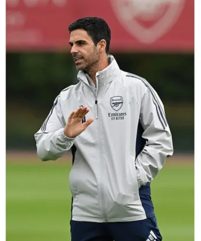 Mikel Arteta White Jacket