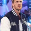 Monday Night RAW Logan Paul Black and White Varsity Jacket