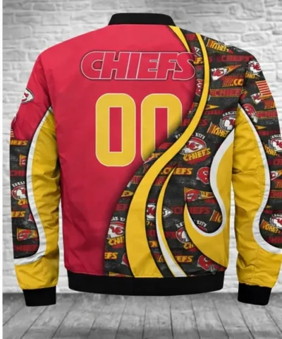 Kansas City Chiefs Printed Bomber Jacket