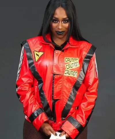 Naomi Proceed With Caution Red Jacket