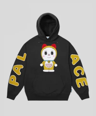 Palace x Doraemon Hoodie Black Sweatshirt