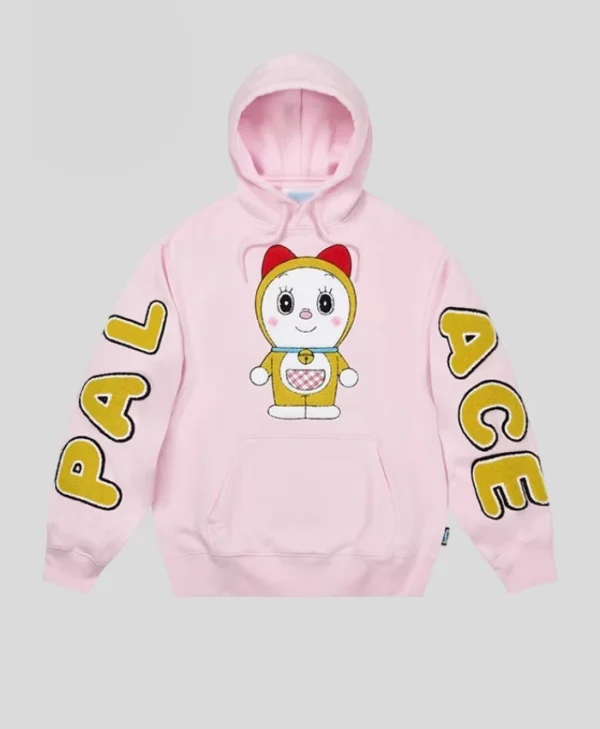 Palace x Doraemon Hoodie Pink Sweatshirt