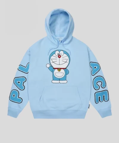 Palace x Doraemon Black Hoodie Sweatshirt - Unisex