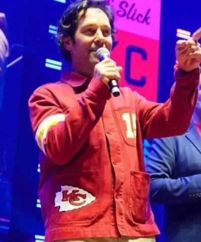 Celebrity Weekend Paul Rudd Chiefs Jacket