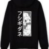 Pokémon Bulbasaur Manga Black Printed Hoodie Men and Women