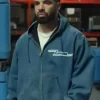 Rapper Drake Iceman Zip Up Hooded Bomber Jacket