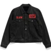 Raw is War Black Denim Jacket
