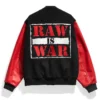 Raw is War Letterman Varsity Jacket For Men And Women