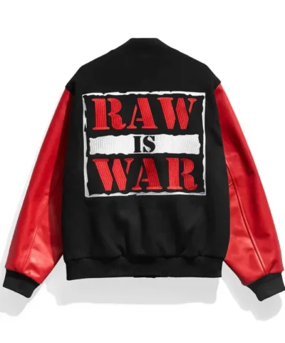 Raw is War Letterman Varsity Jacket For Men And Women