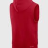 San Francisco 49ers Sideline Sleeveless Red Pullover Hoodie for Men and Women