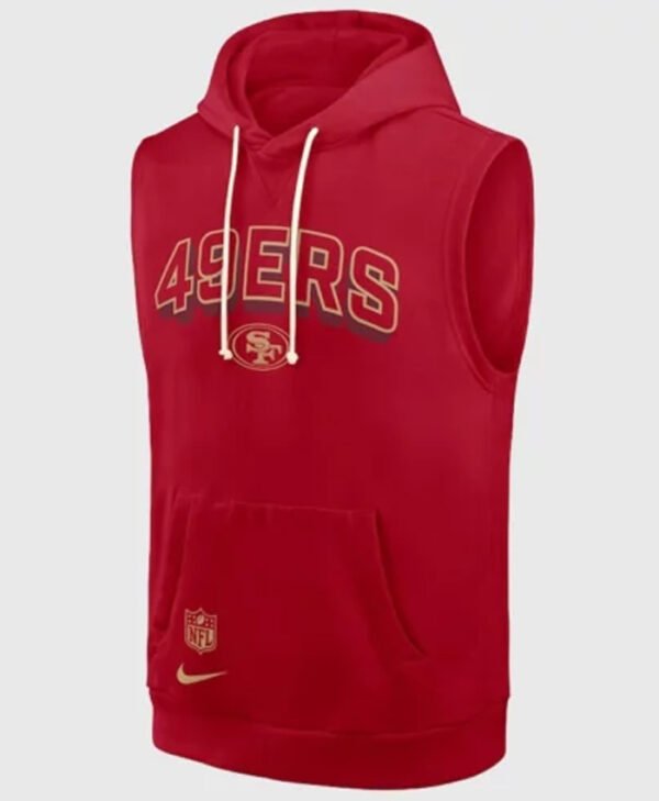 San Francisco 49ers Sleeveless Pullover Hoodie