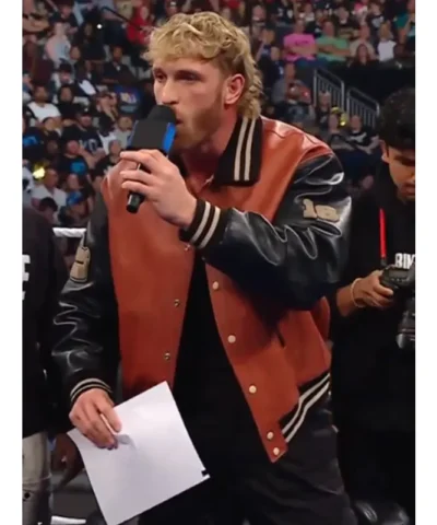 SmackDown Logan Paul Brown Bomber Jacket