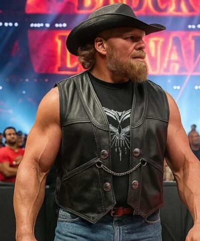 SummerSlam Brock Lesnar Leather Vest