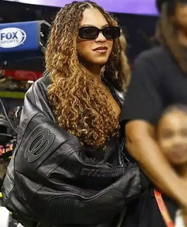 Super Bowl Halftime Show Beyoncé Back Leather Jacket