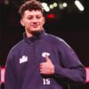 Super Bowl Opening Patrick Mahomes Purple Jacket