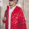 Patrick Mahomes Red Quilted Jacket