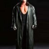 The Undertaker Black Leather Coat
