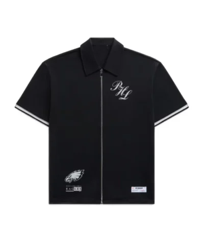 Philadelphia Eagles Zip-Up T-Shirt